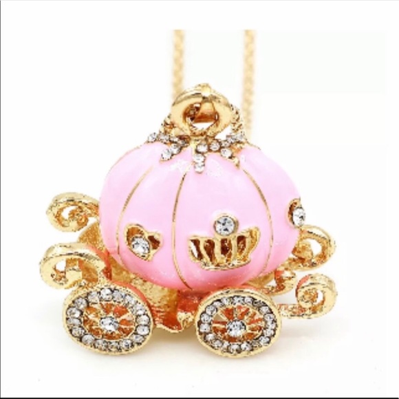 Pink Pumpkin Necklace - Picture 1 of 2